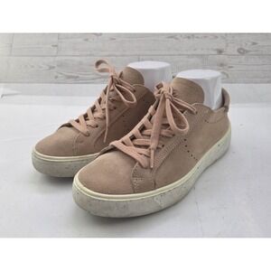 ECCO Platform Sneakers Womens 38 US 7.5 Pink Suede Comfort Y2K 90s Minimalism